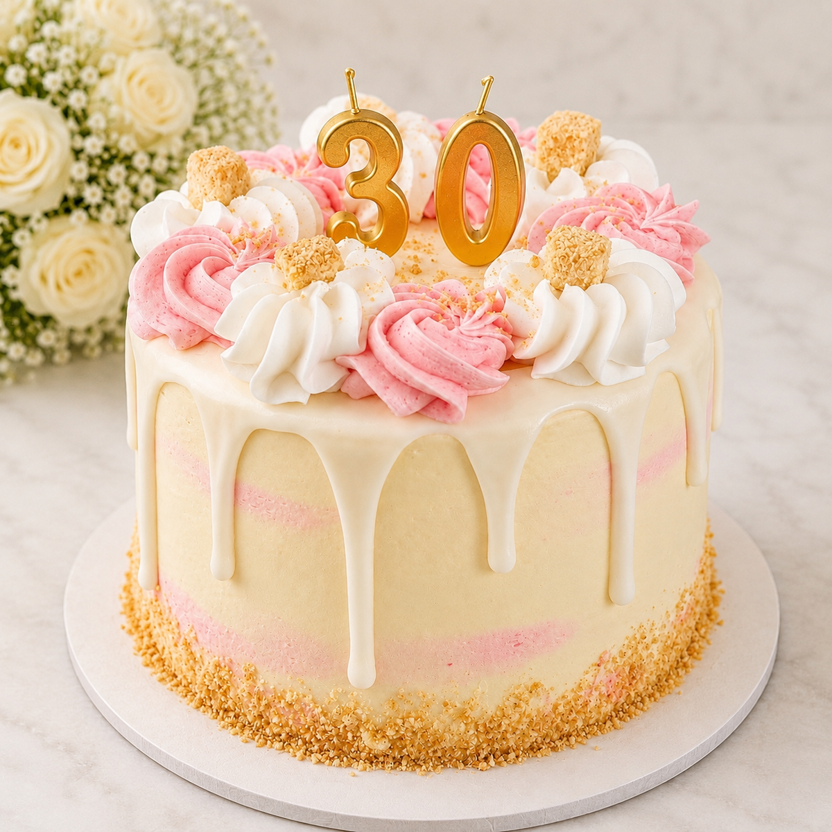 Strawberry Cheesecake Cake