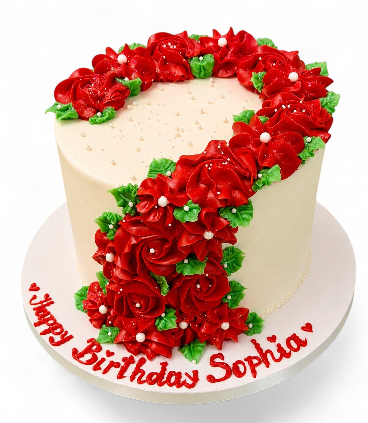 Cascading Flower Cake