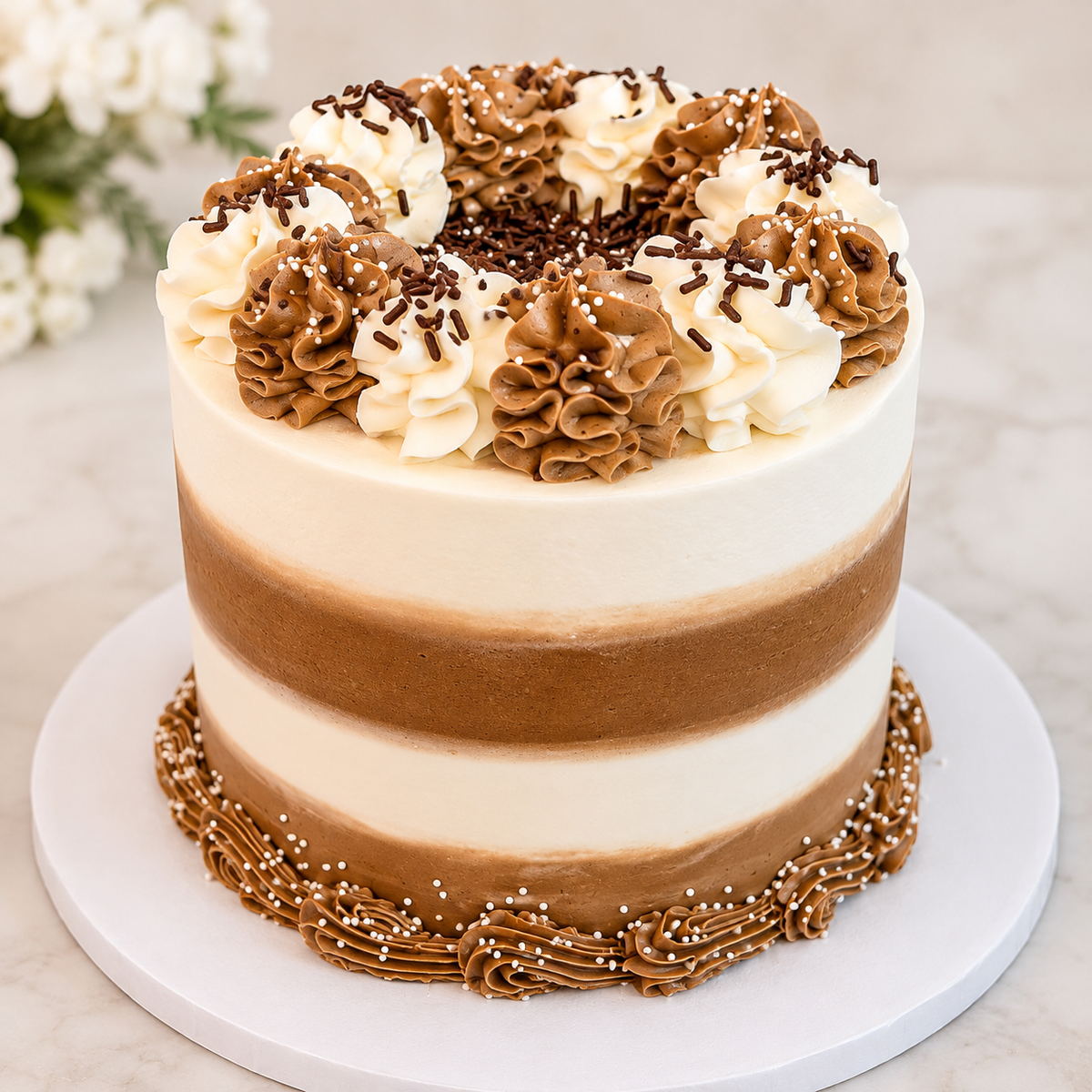 Black and White Cake