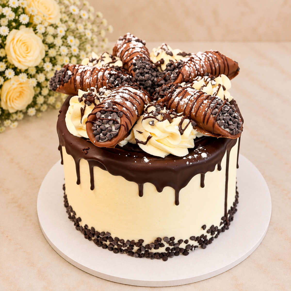 Cannoli Cake