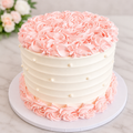 Pink Vanilla Cake