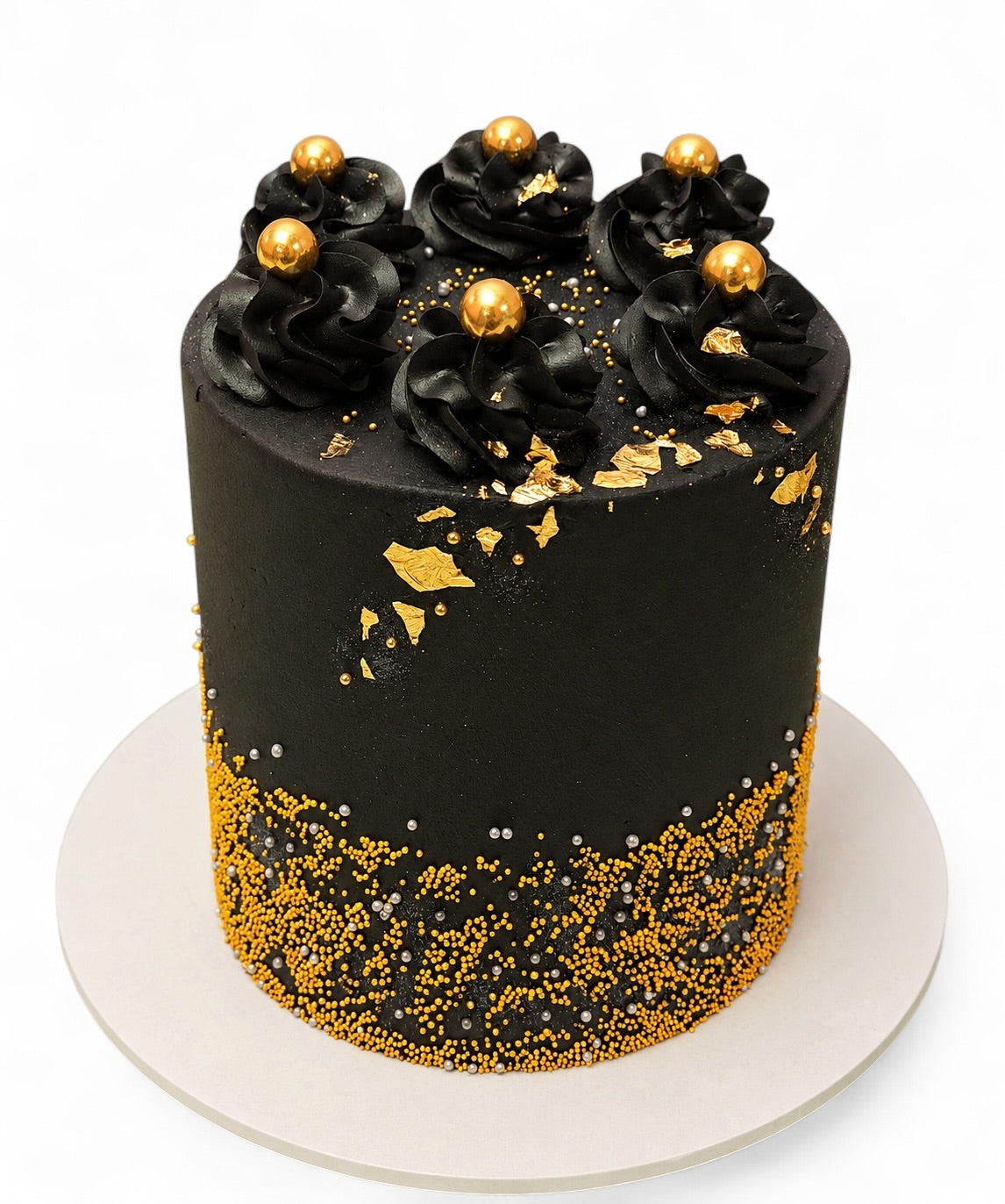 Black & Gold Cake
