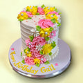 Cascading Spring Flowers