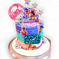 K-Pop Demon Hunters cake