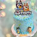 Bluey and Bingo cake