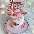 Butterfly design cake