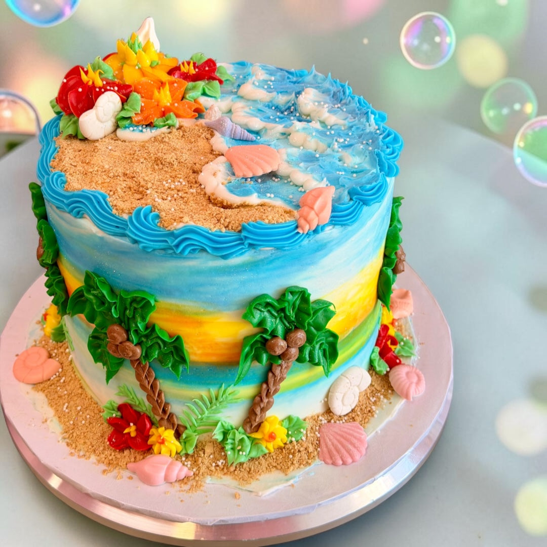 Beach Theme cake