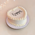 Elegant Heart shaped cake