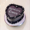 Zodiac Heart shaped cake
